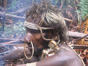 Papua-Kombai-kmen stromových lidí